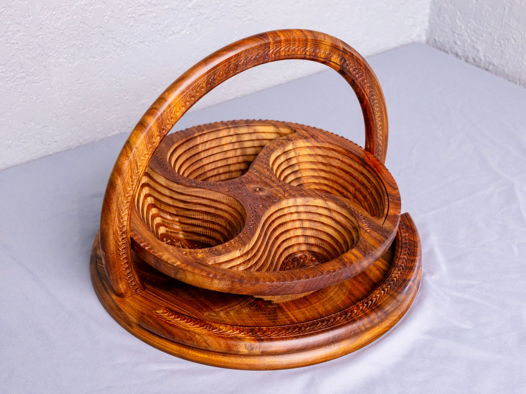 Handmade collapsible baskets