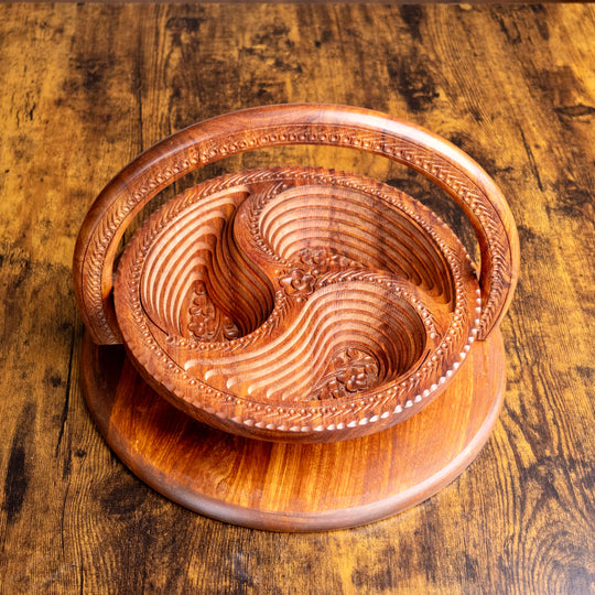 Handmade collapsible baskets