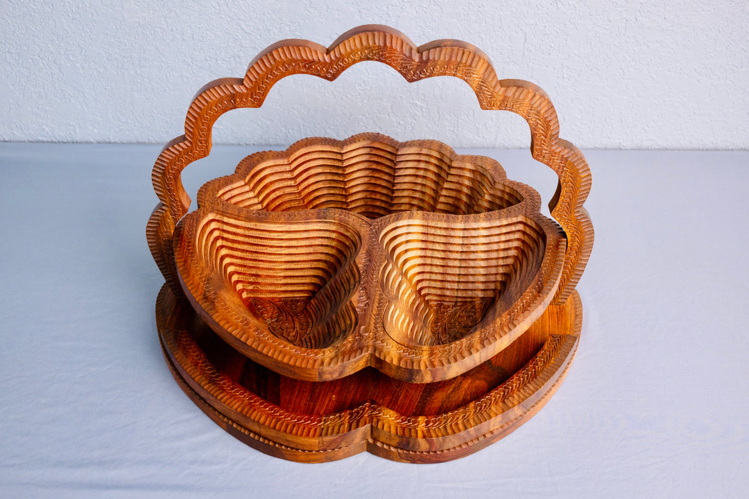 Handmade collapsible baskets