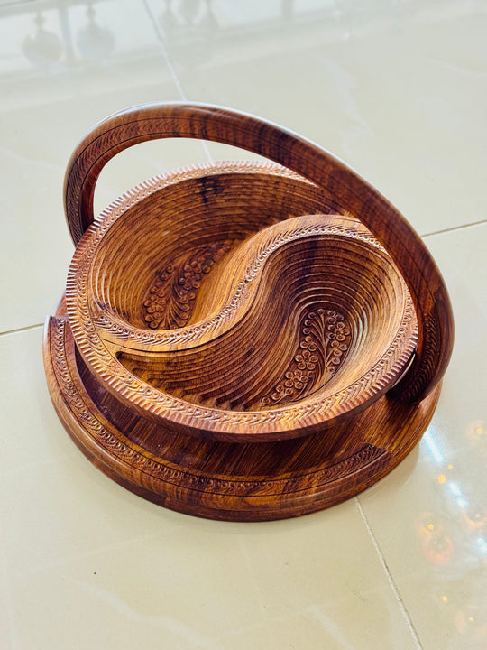 Handmade collapsible baskets