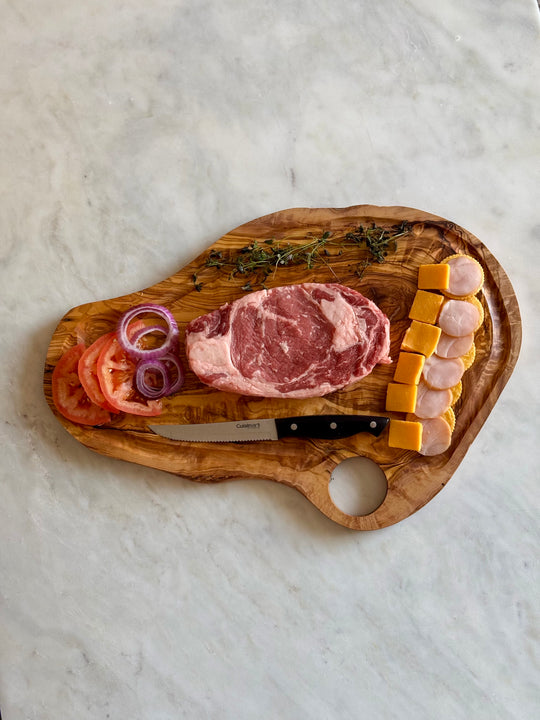Handcrafted Olive Wood Cutting Board - 4 sizes