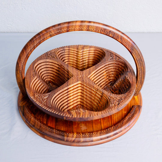 Handmade collapsible baskets