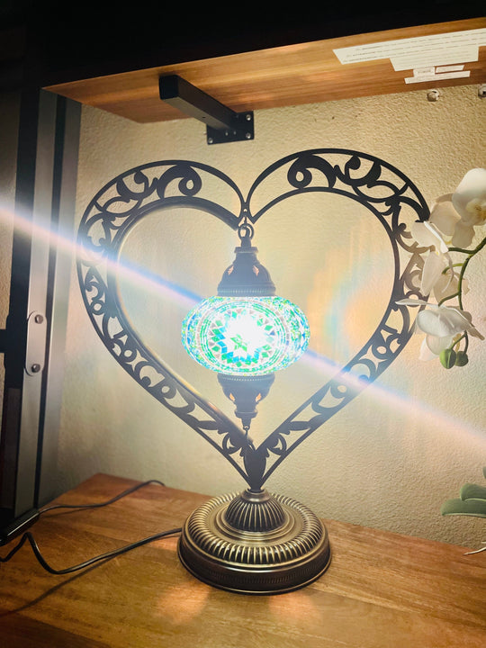 Heart Shape Xl Turkish lamp