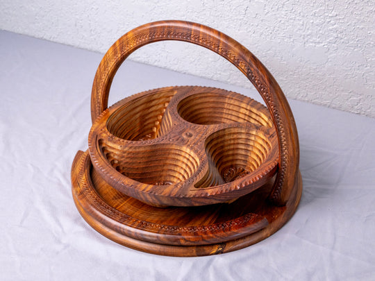 Handmade collapsible baskets
