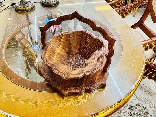 Handmade wooden flower Basket