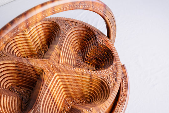 Handmade collapsible baskets