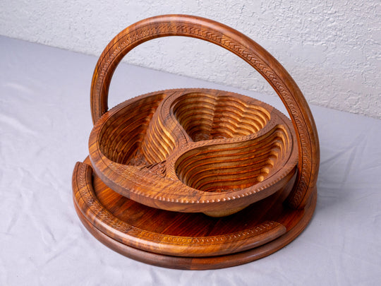 Handmade collapsible baskets