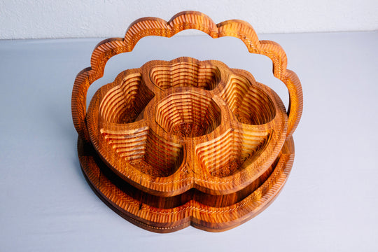 Handmade collapsible baskets