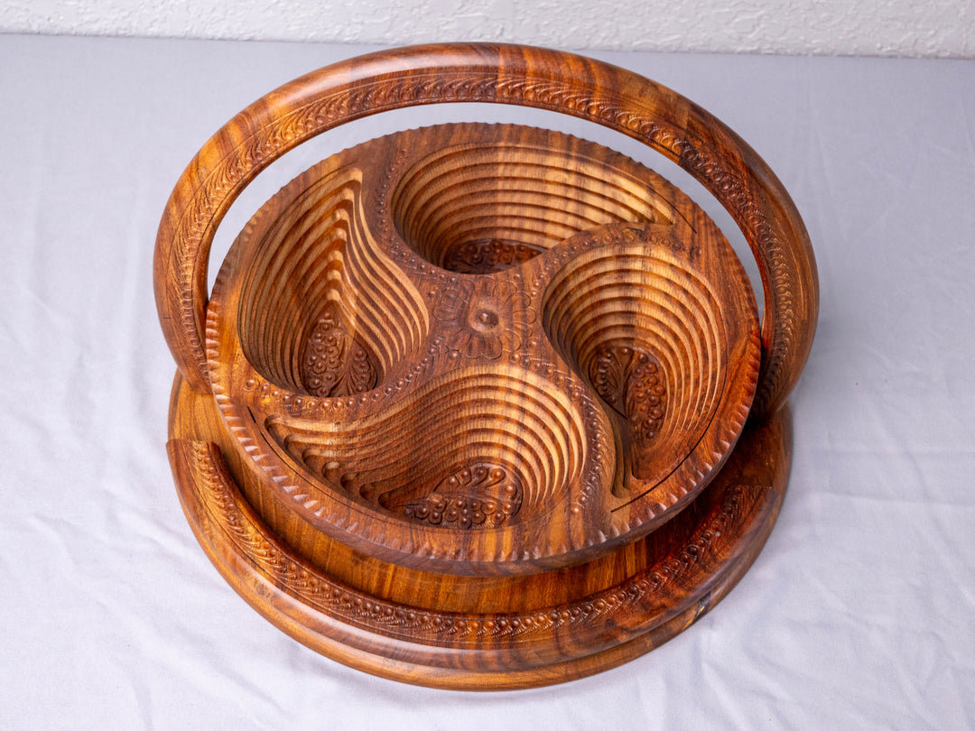 Handmade collapsible baskets