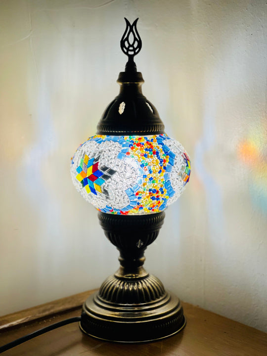8 Colors | Turkish mosaic table lamp.