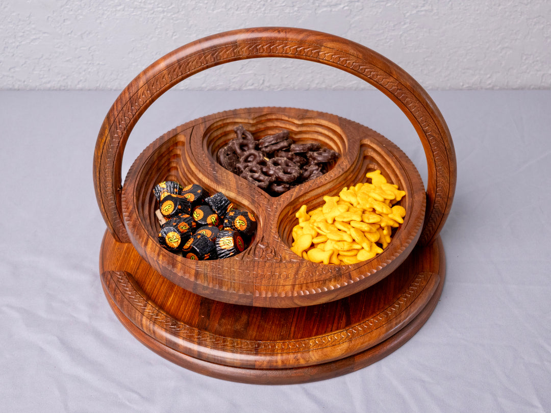 Handmade collapsible baskets