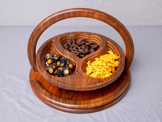 Handmade collapsible baskets