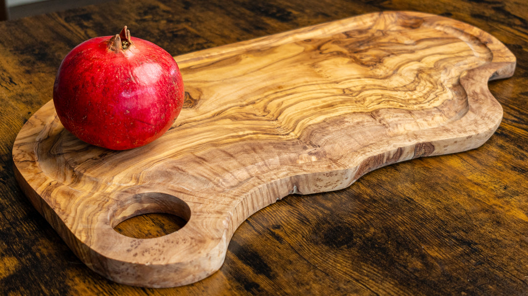 Handcrafted Olive Wood Cutting Board - 4 sizes