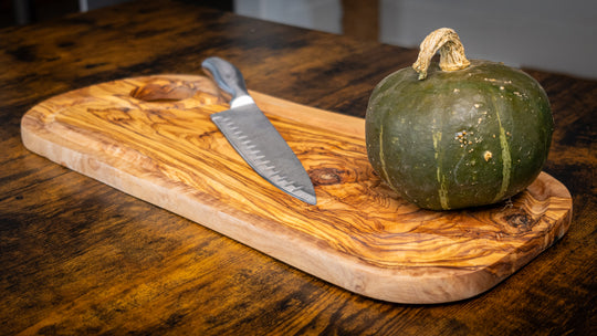 Handcrafted Large Olive Wood Cutting Board