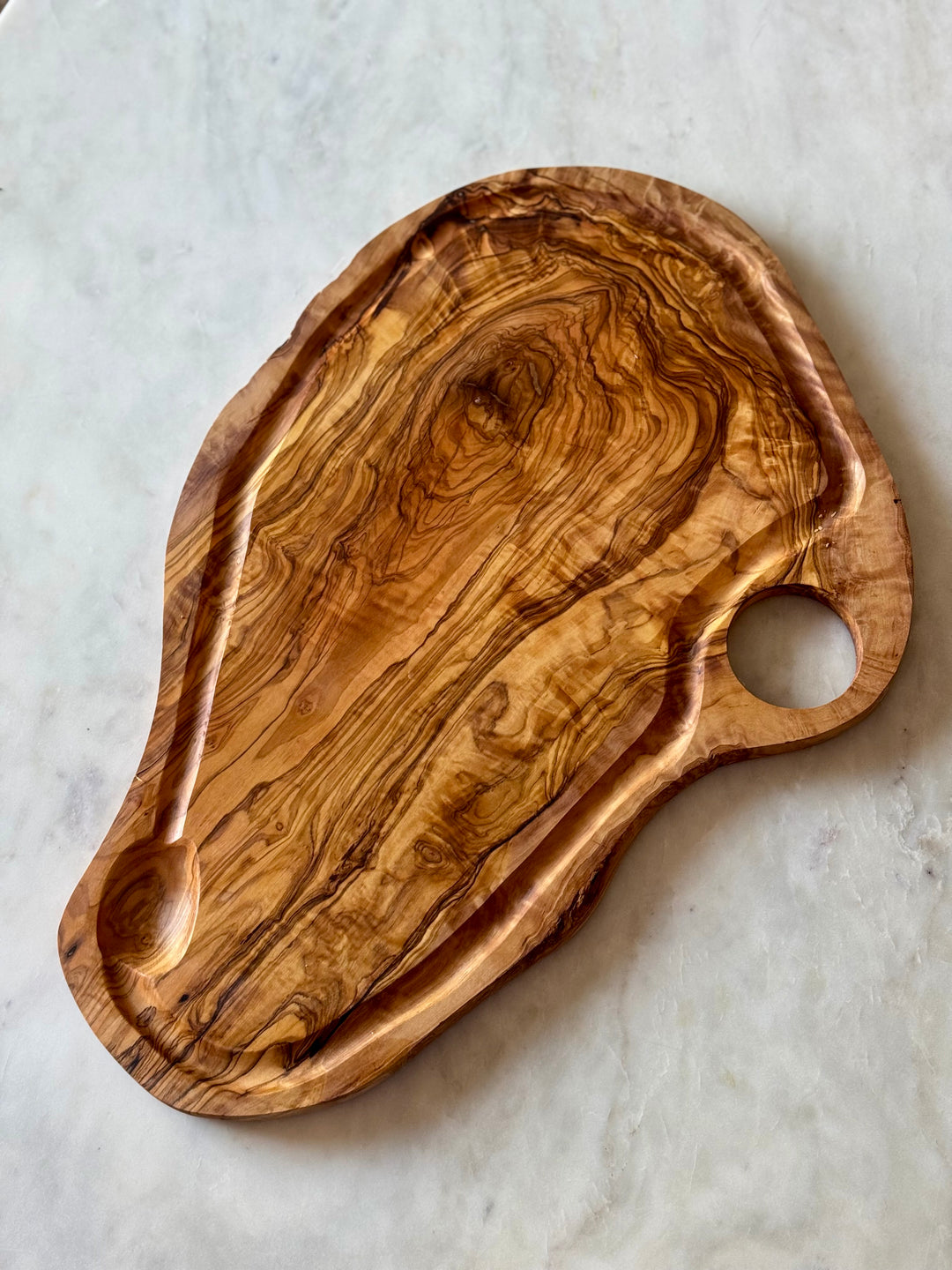 Handcrafted Olive Wood Cutting Board - 4 sizes