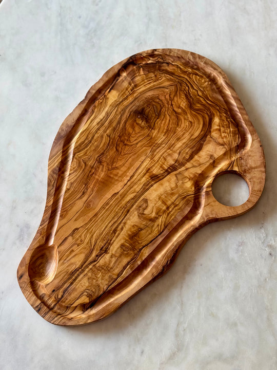 Handcrafted Olive Wood Cutting Board - 4 sizes