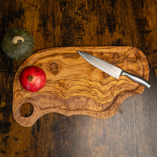 Handcrafted Olive Wood Cutting Board - 4 sizes