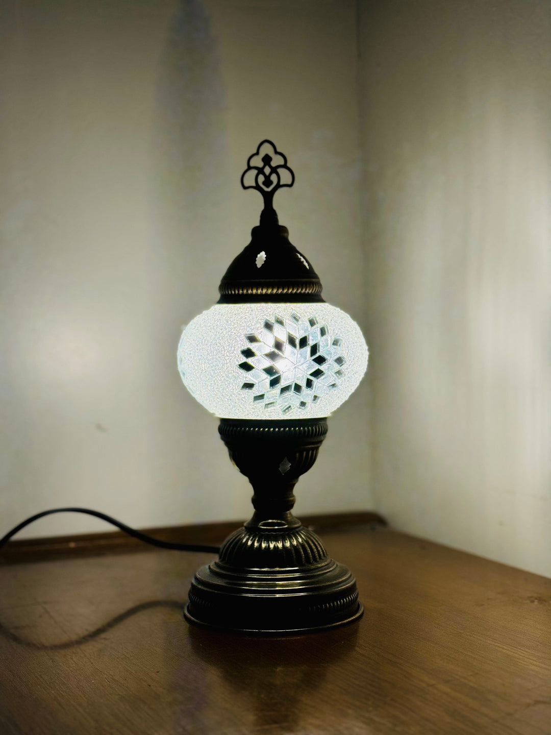 Turkish mosaic table lamp Clear