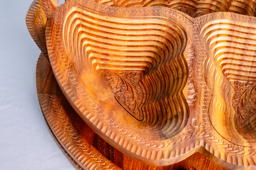 Handmade collapsible baskets