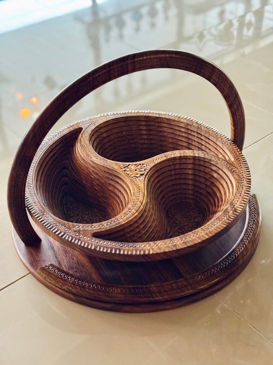 Handmade collapsible baskets