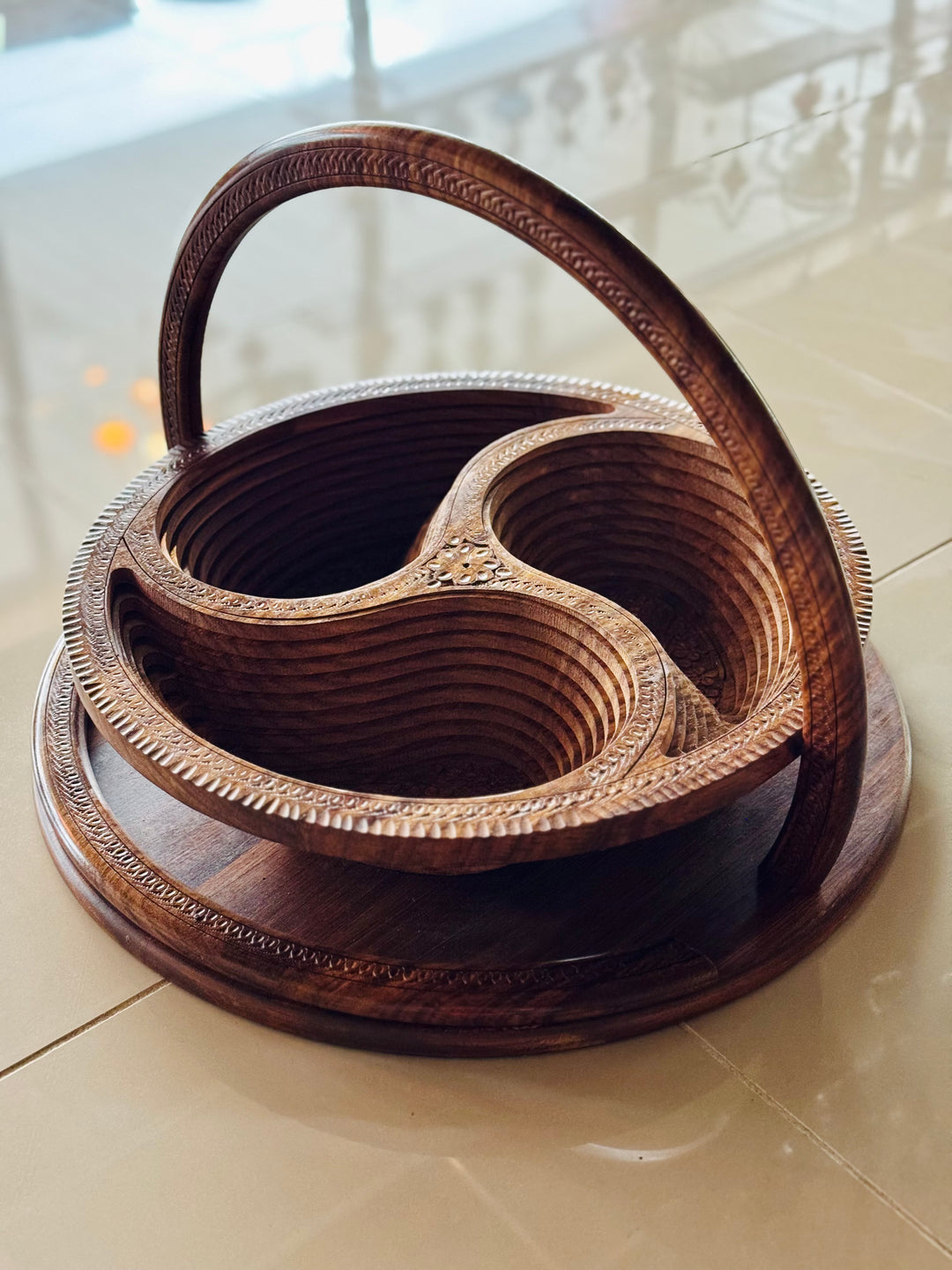Handmade collapsible baskets