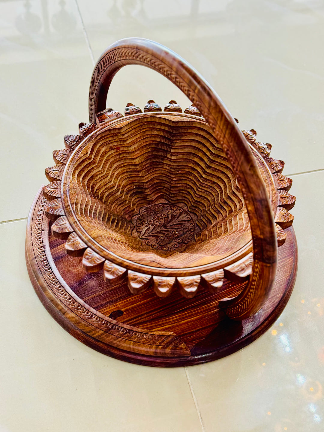 Handmade collapsible baskets