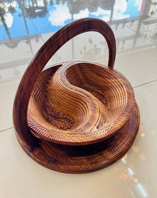 Handmade collapsible baskets