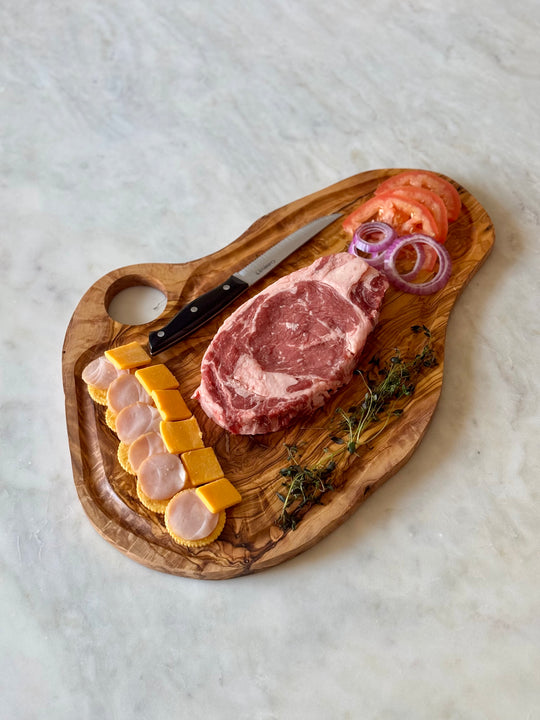 Handcrafted Olive Wood Cutting Board - 4 sizes