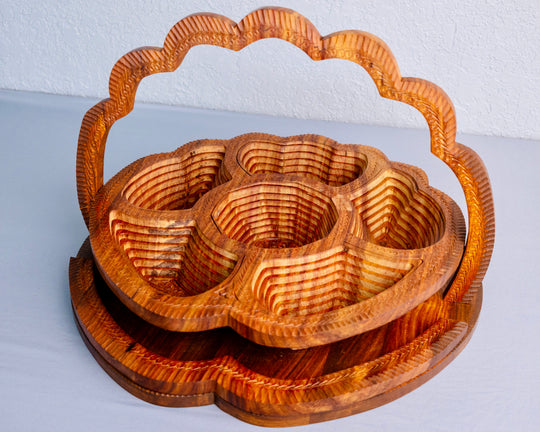 Handmade collapsible baskets