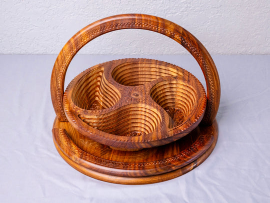 Handmade collapsible baskets