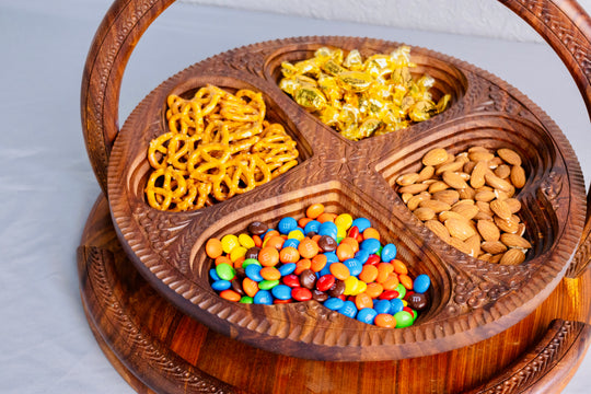 Handmade collapsible baskets