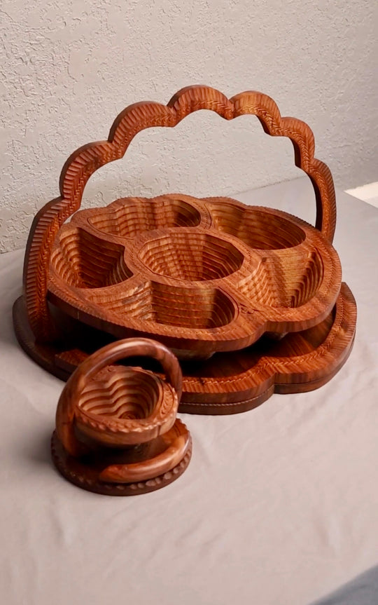 Handmade collapsible baskets