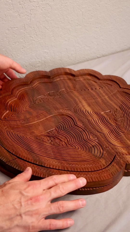 Handmade collapsible baskets