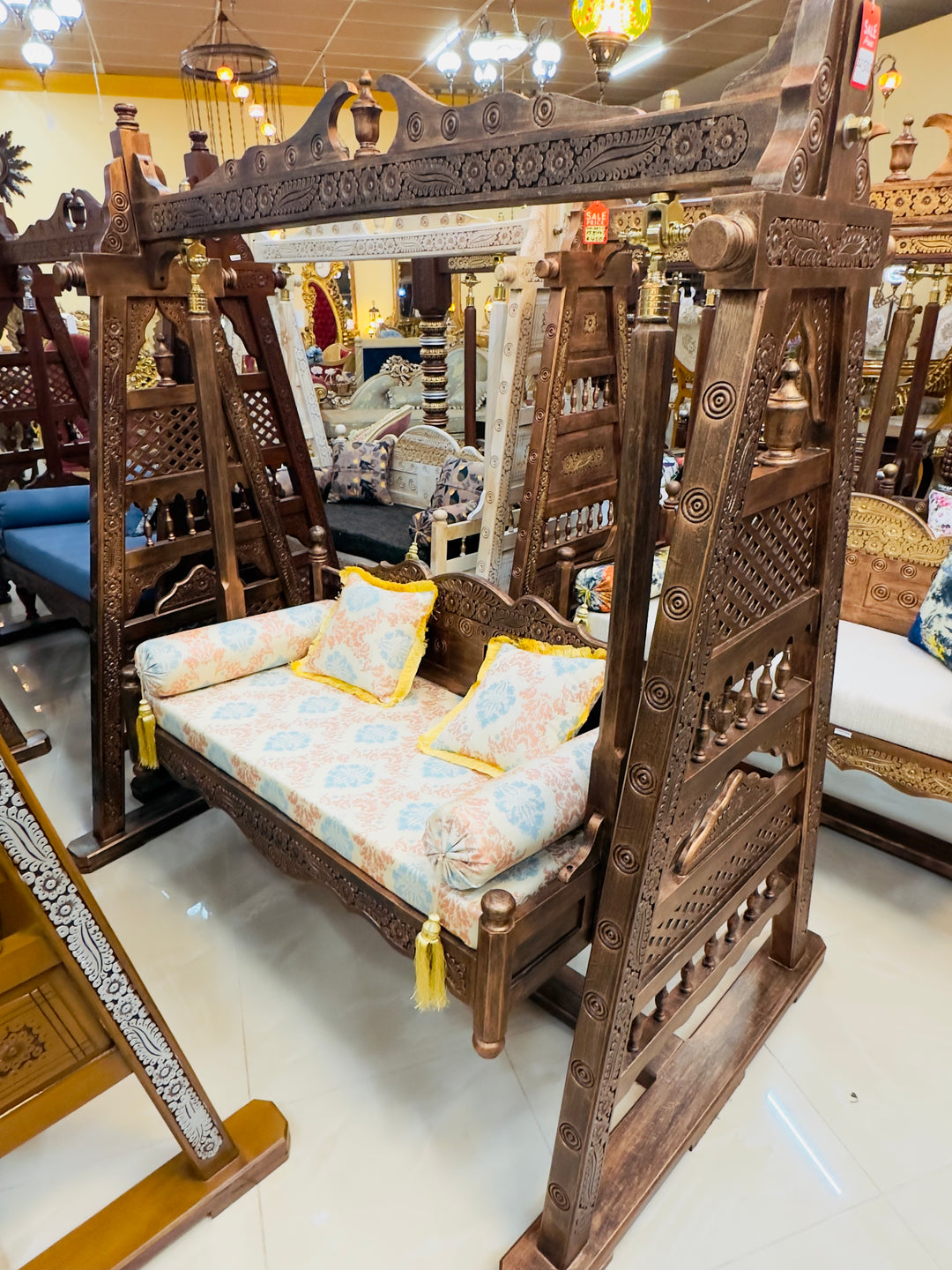 Handcrafted Artisan wooden Jhula/Swing