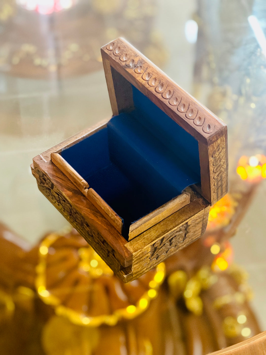 Handmade Small Secret Lock Jewelry Box
