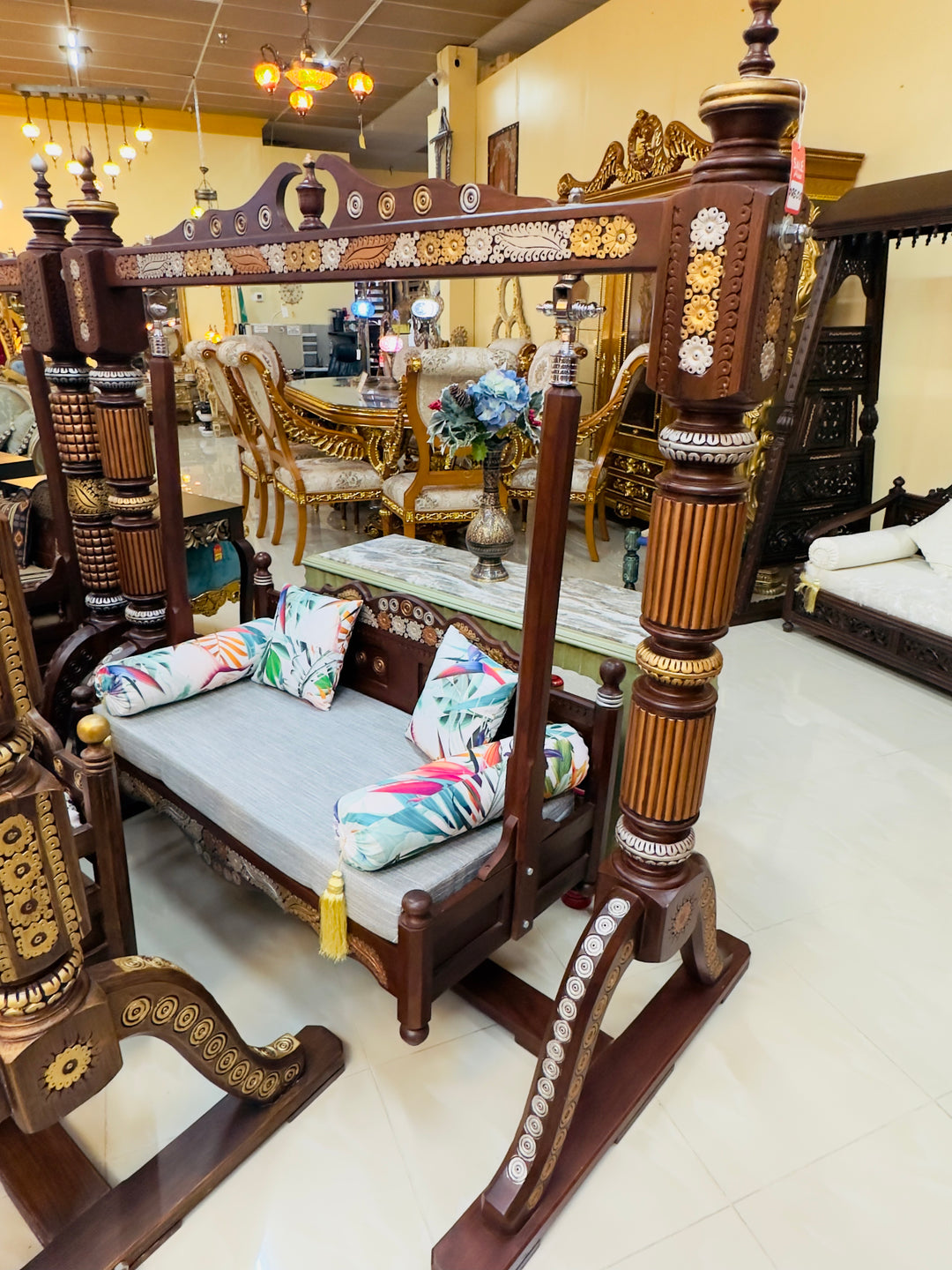 Handcrafted Artisan wooden Jhula/Swing