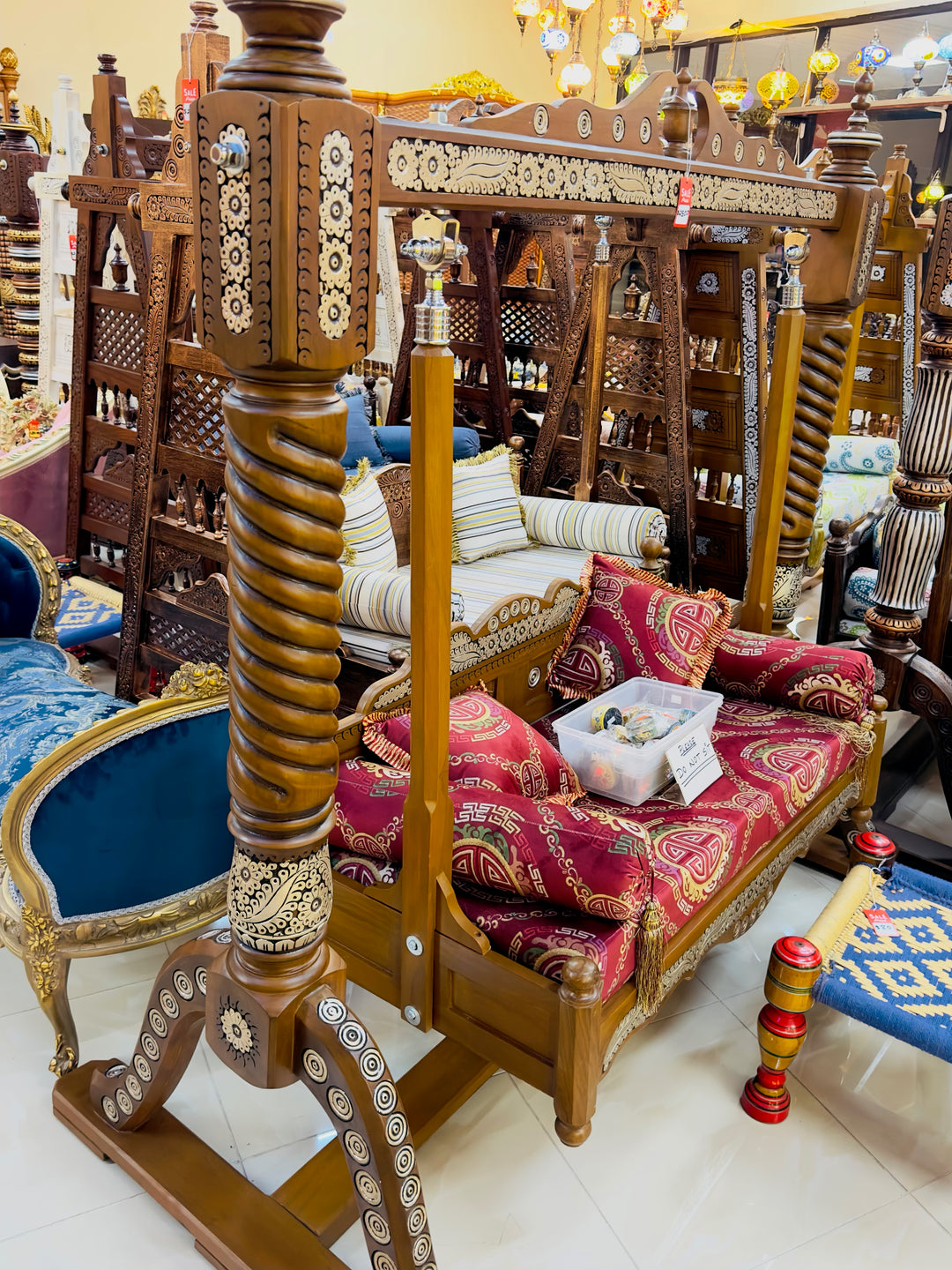 Handcrafted Artisan wooden Jhula/Swing