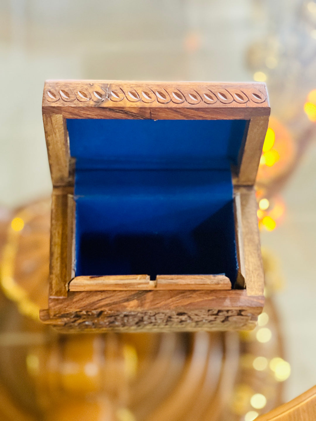 Handmade Small Secret Lock Jewelry Box