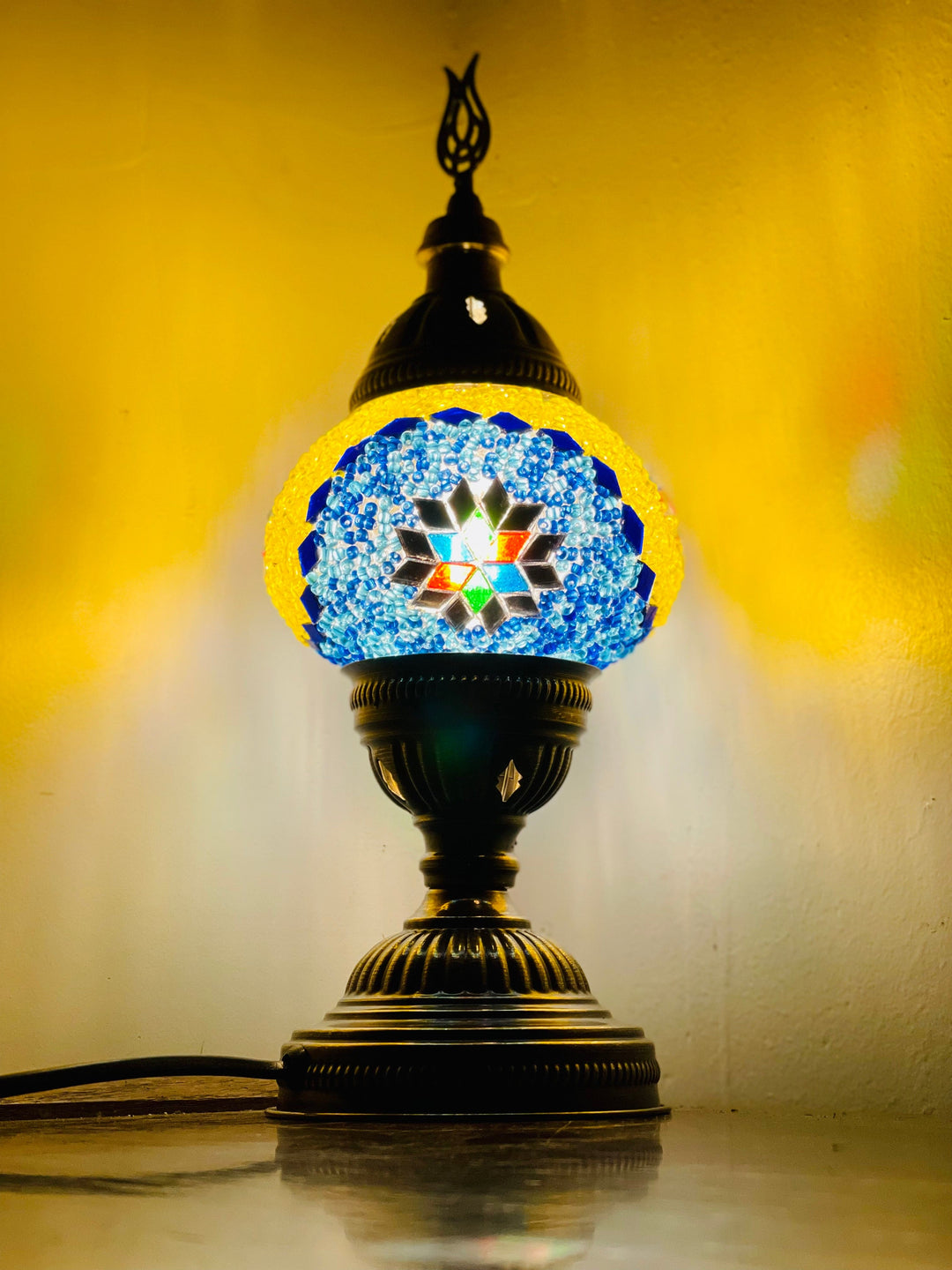 8 Colors | Turkish mosaic table lamp.