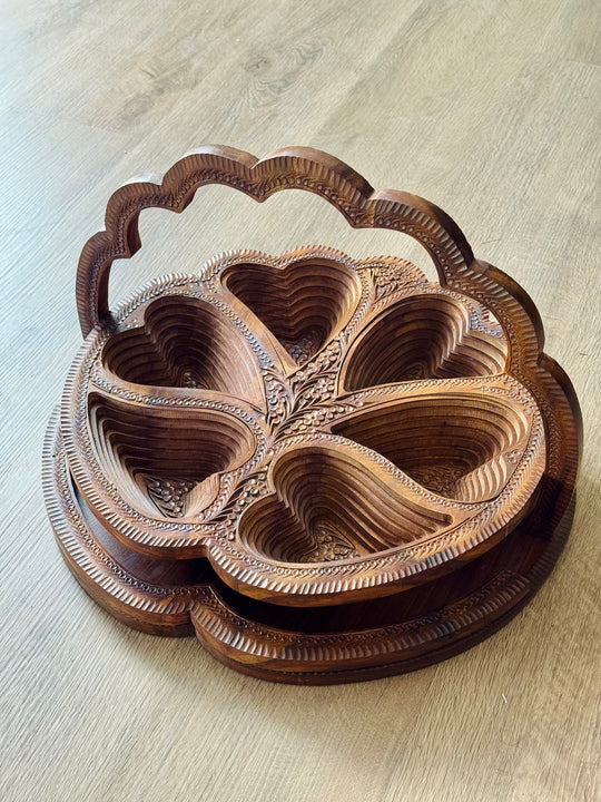 Handmade collapsible baskets