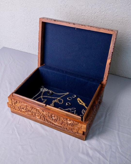 Handmade Secret lock Jewelry Box