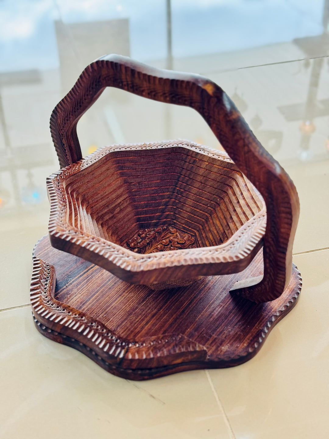 Handmade collapsible baskets