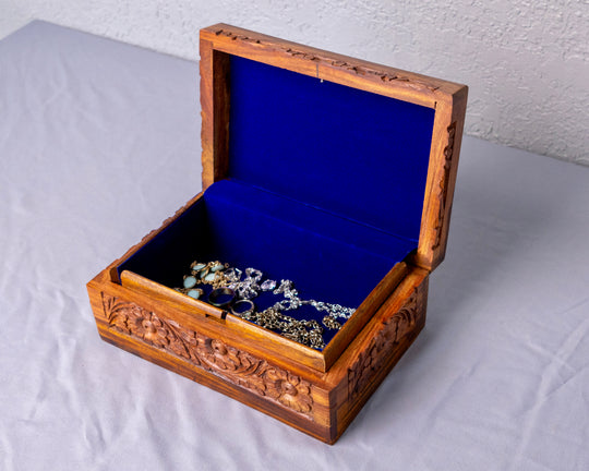 Handmade Secret lock Jewelry Box