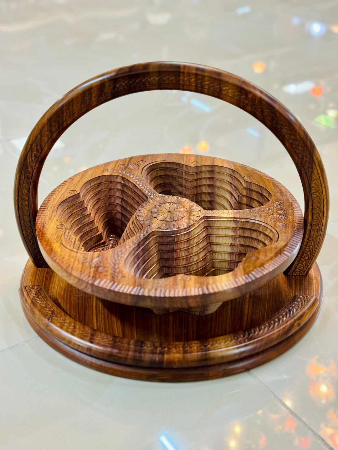 Handmade collapsible baskets