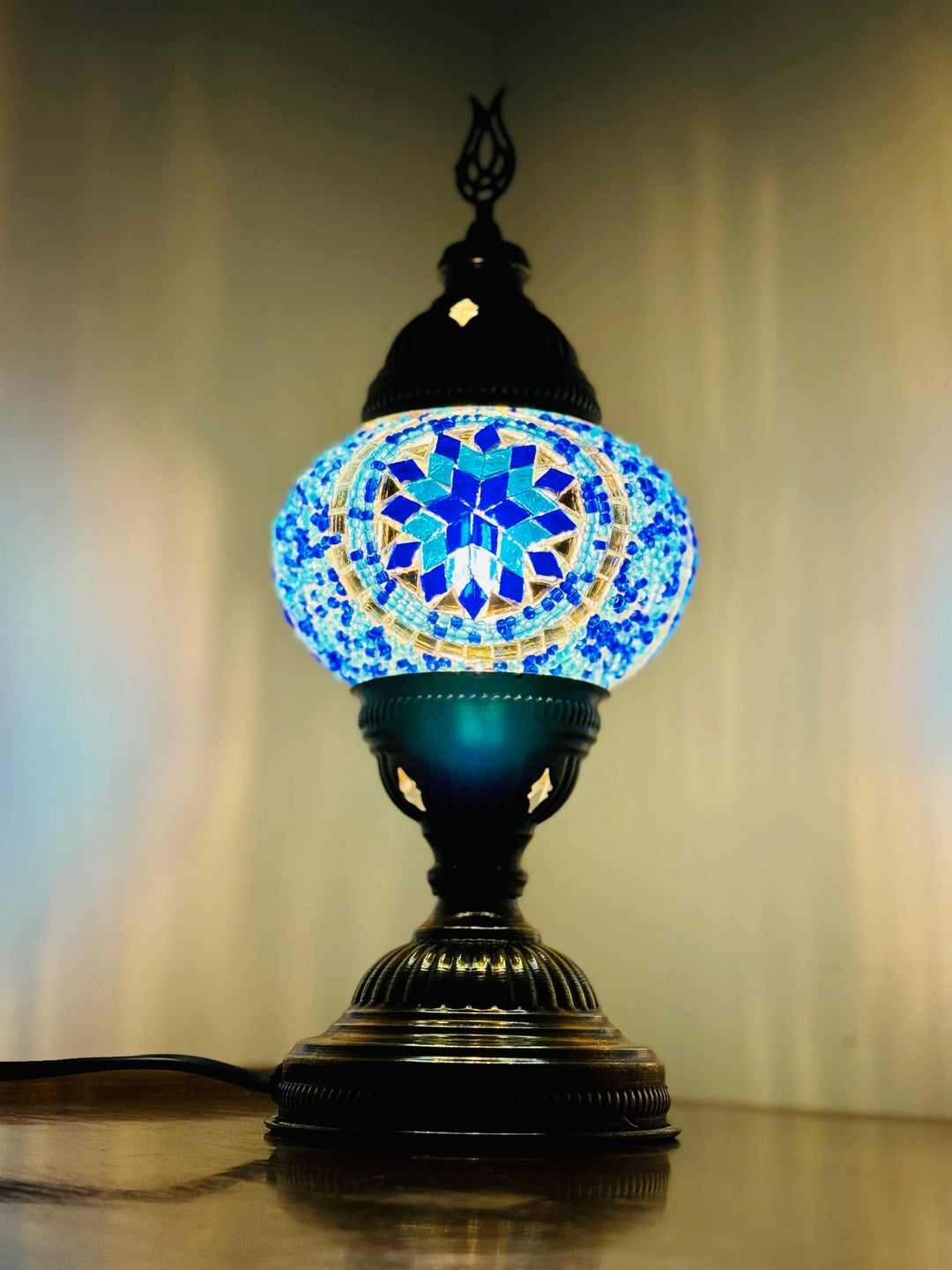 8 Colors | Turkish mosaic table lamp.