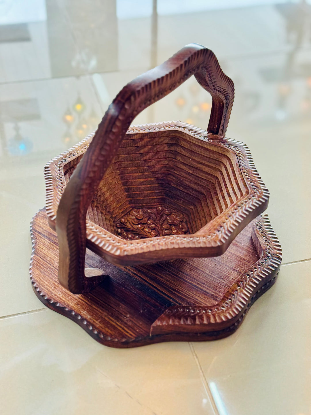 Handmade collapsible baskets