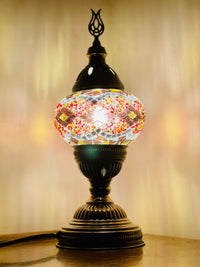 Turkish mosaic table lamp Multicolor 2.