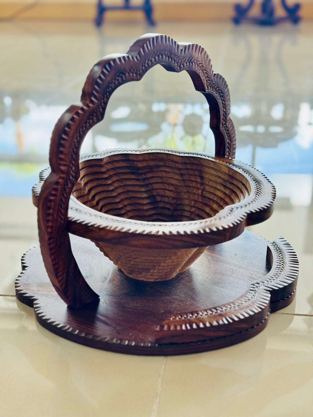 Handmade collapsible baskets