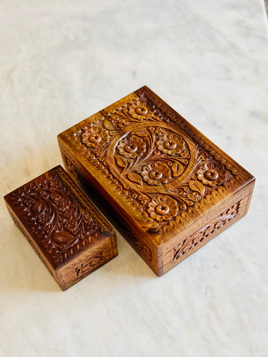 Handmade Secret lock Jewelry Box