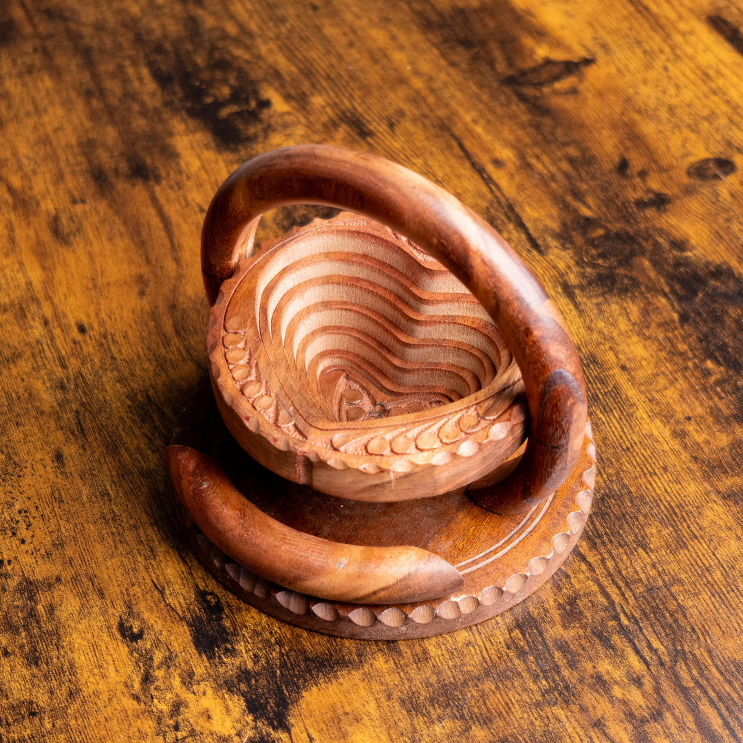 Handmade collapsible baskets